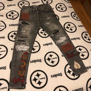Zara custom jeans sz 31 skinny